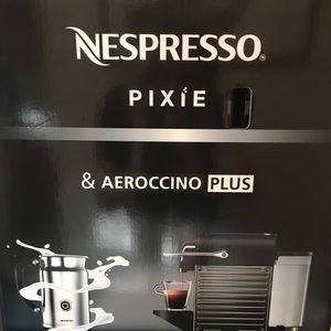 Nespresso Pixie and Aeroccino Plus